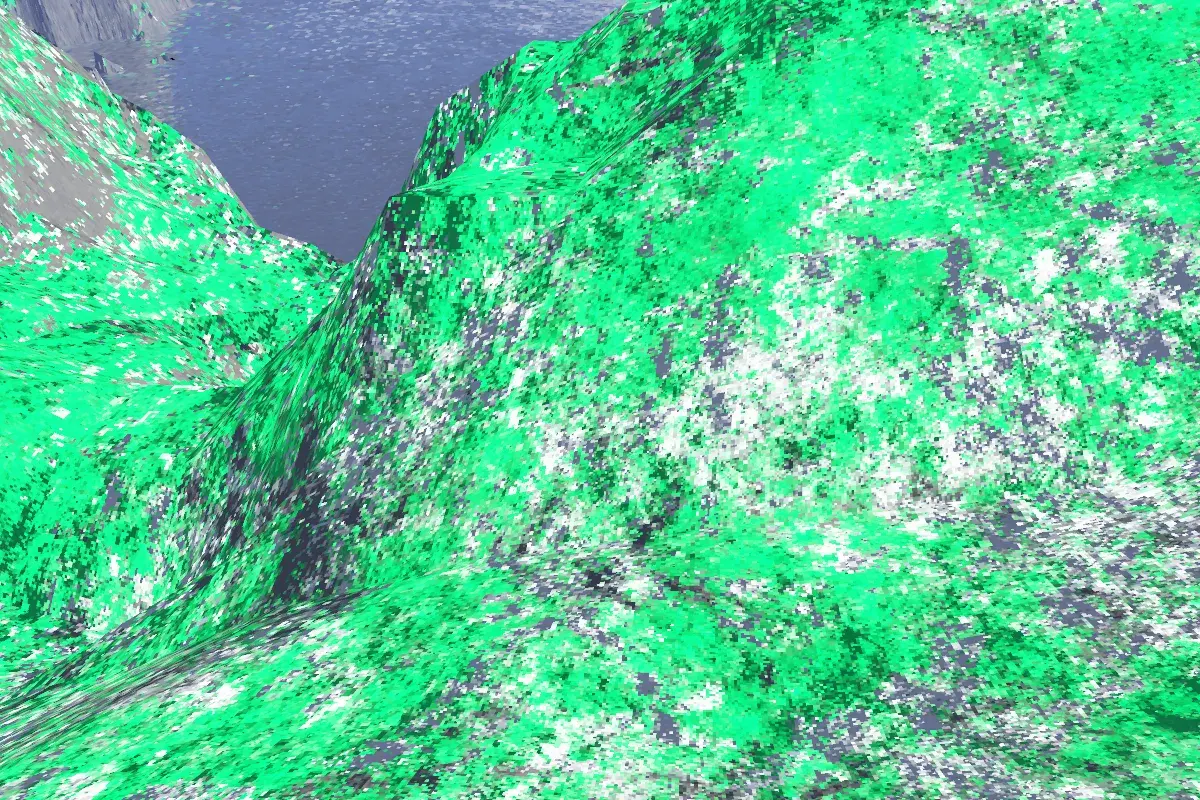 A rendered Image with the Water Level